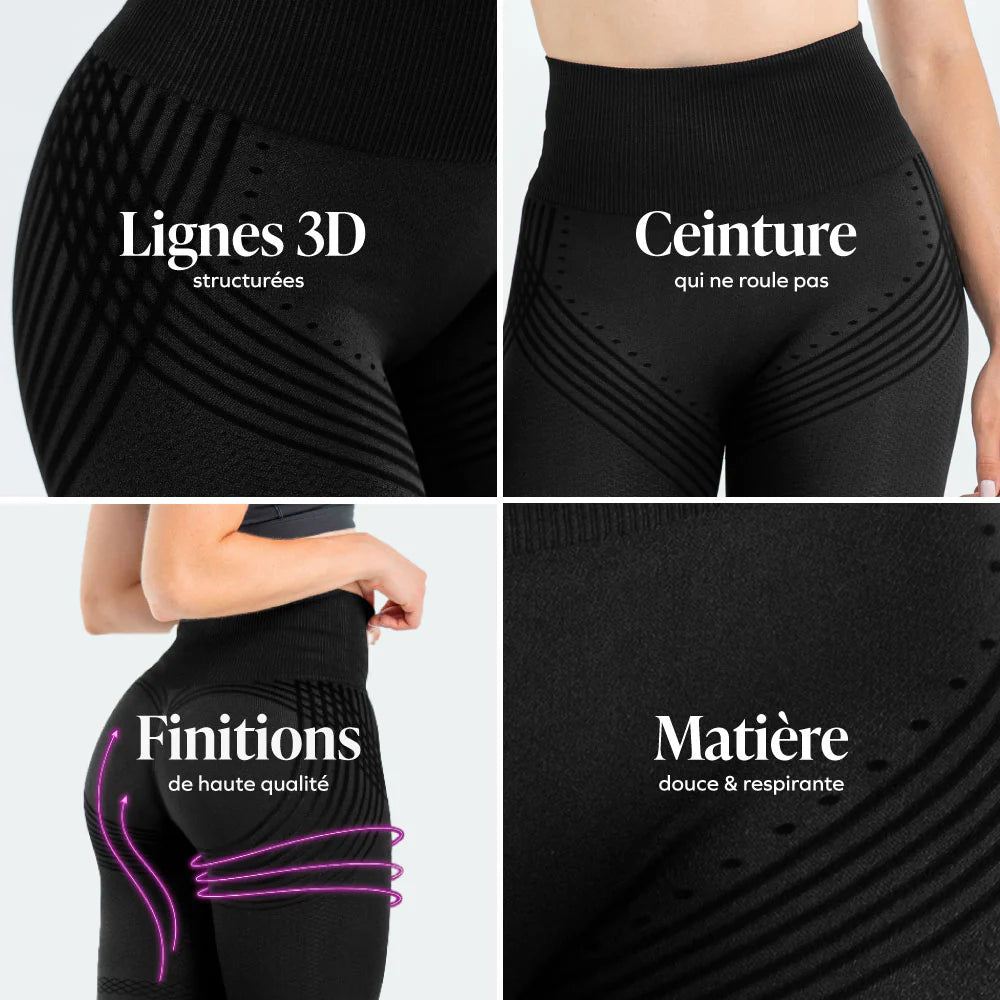 Legging Sculptant 3D Anti-Cellulite – SOLUX Active